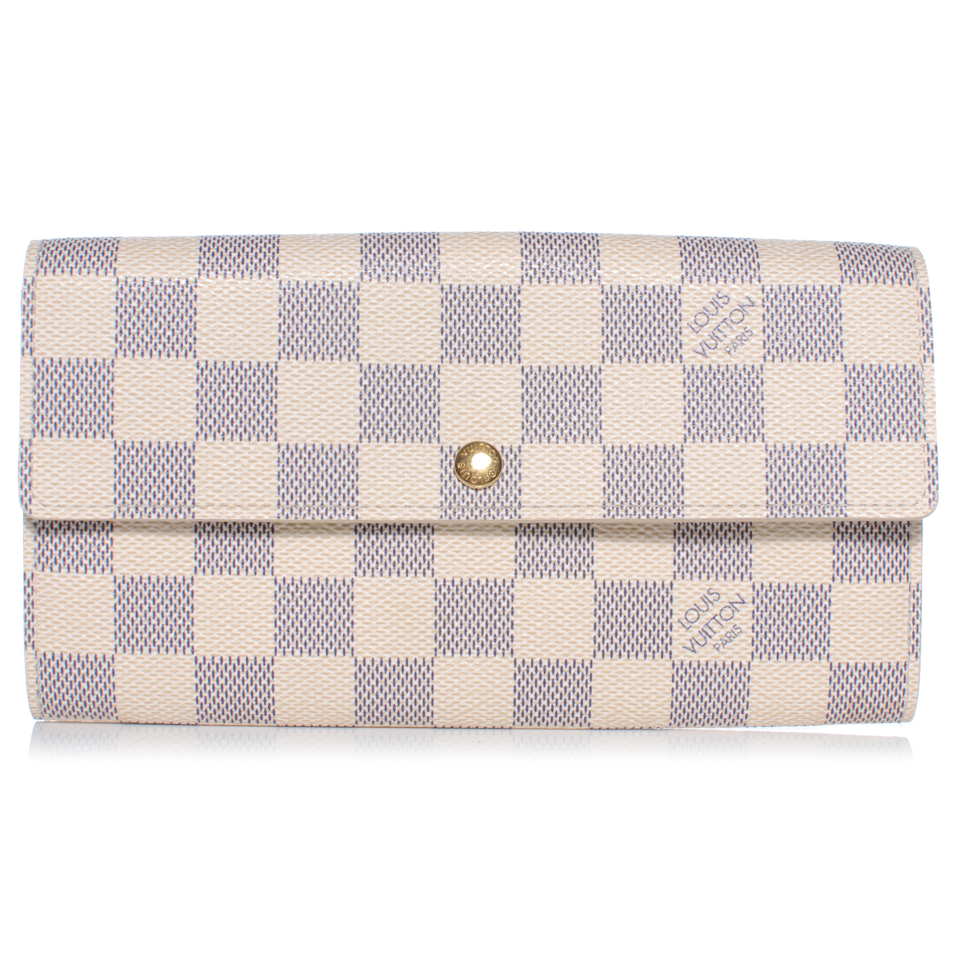Louis Vuitton Damier Azur Sarah Wallet 42543 – FASHIONPHILE