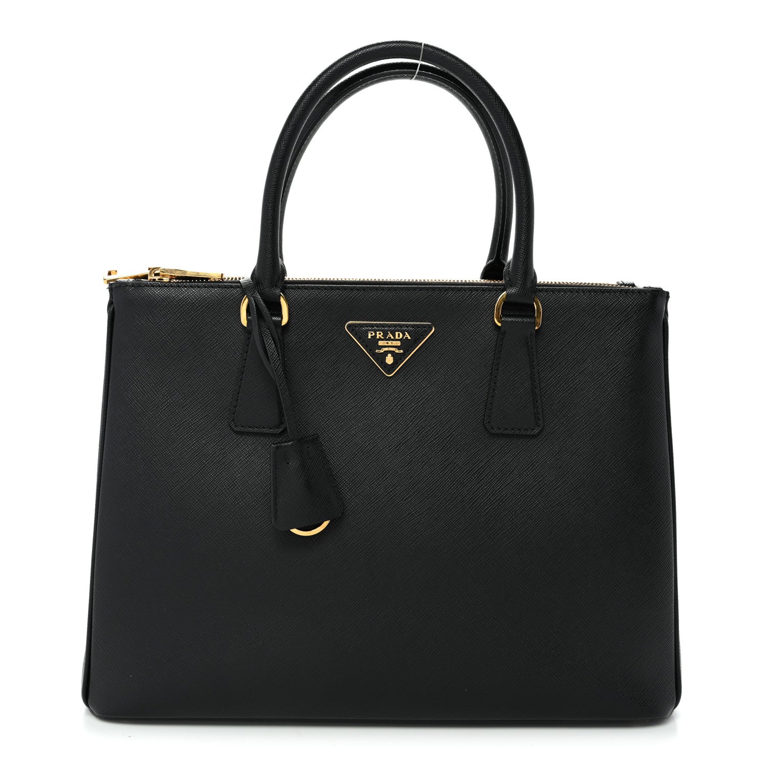 Prada Saffiano Lux Large Galleria Double Zip Tote Black 1886414