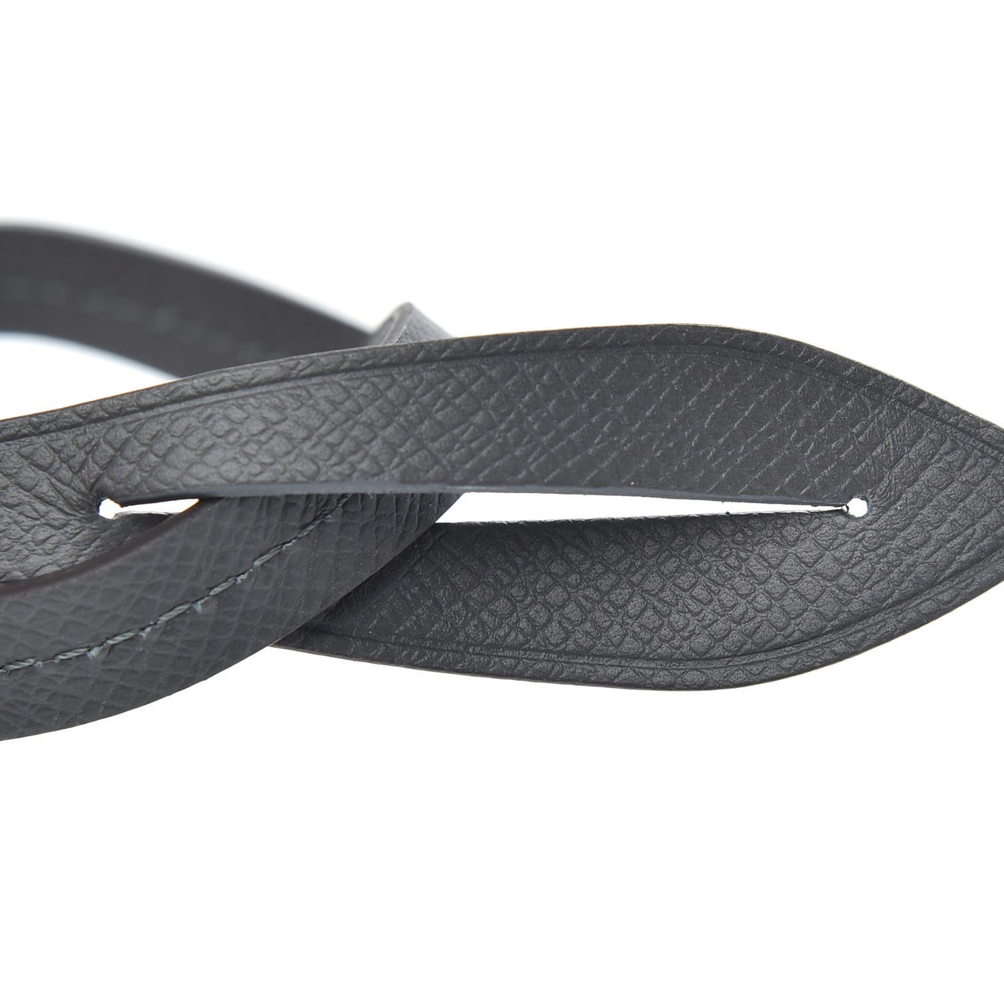 Calfskin Pochette Accessories Strap Grey