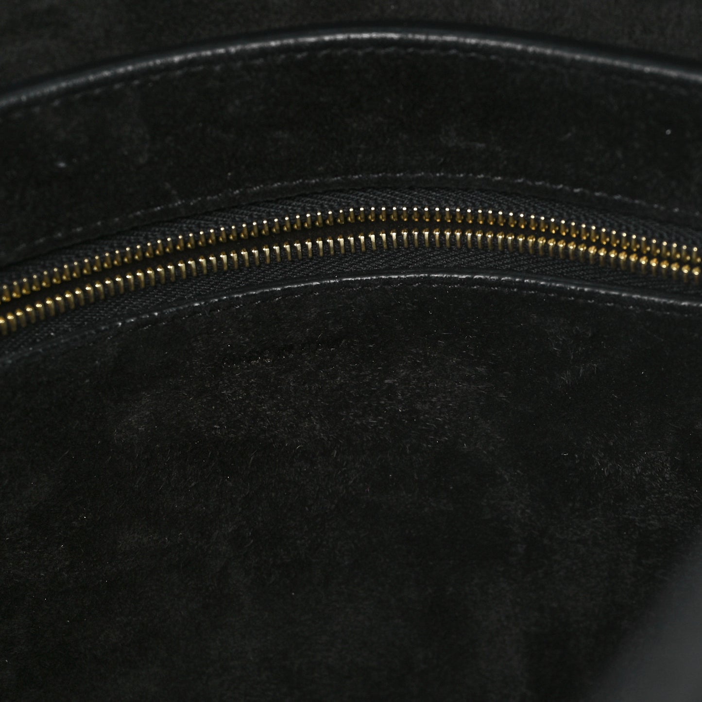 Soft Grained Calfskin Sangle Bucket Bag Black