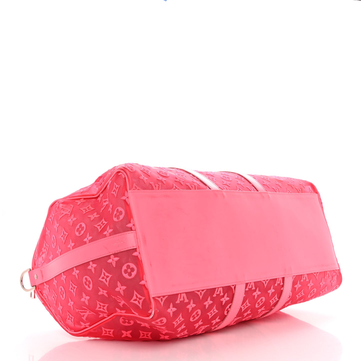 Monogram Fluo See Through Keepall Bandouliere 50 Rose