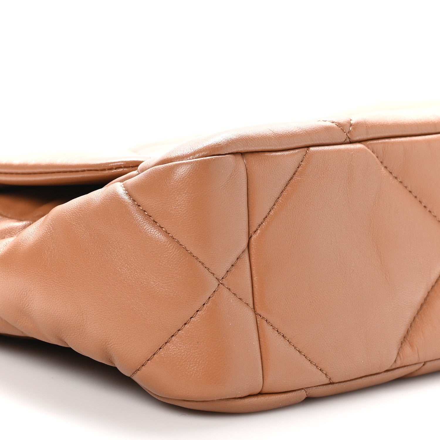 Chanel Lambskin Quilted Medium Chanel 19 Flap Brown 9 of 10