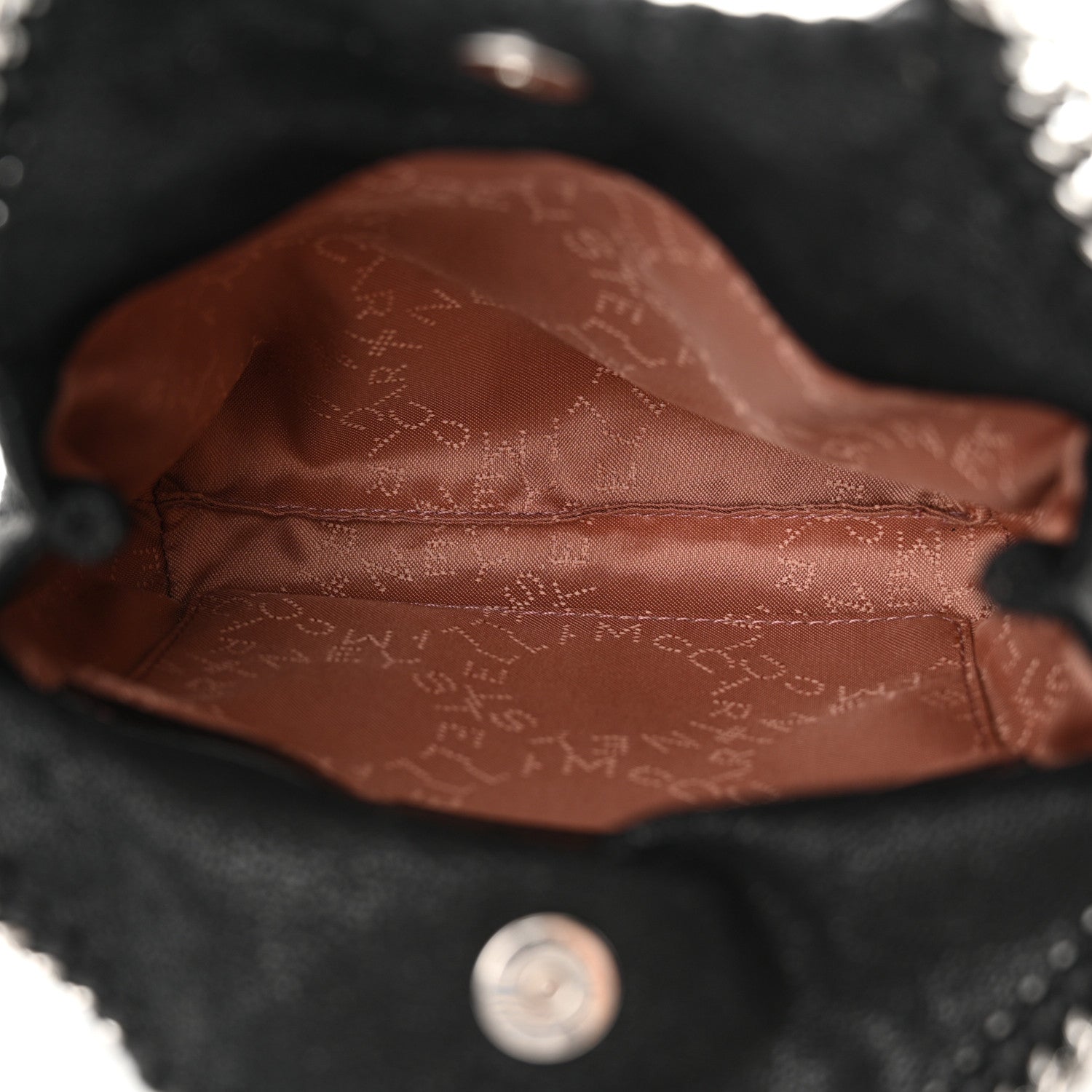 Stella McCartney Shaggy Deer Tiny Falabella Tote Black 5 of 10