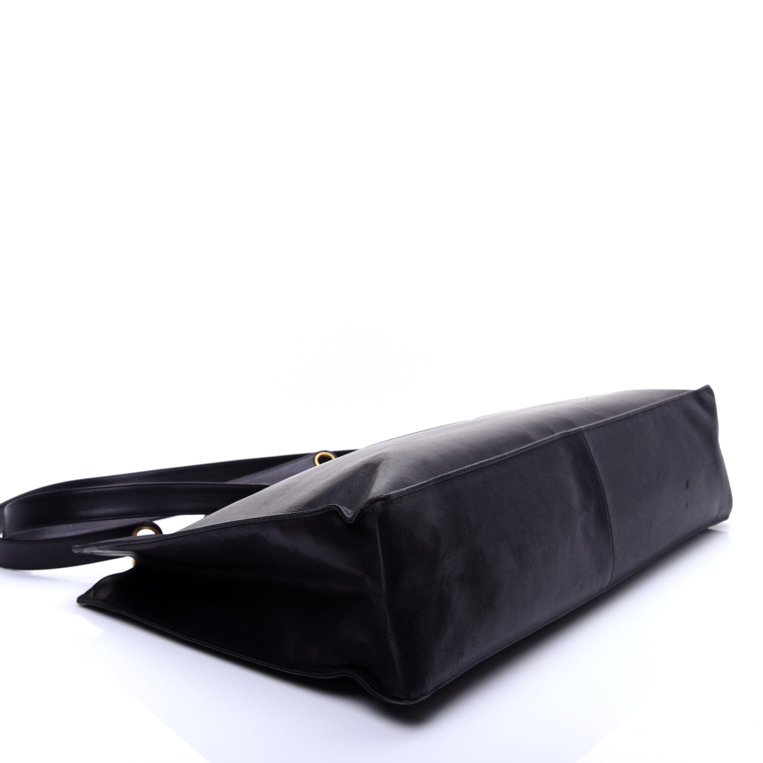 Chanel Lambskin CC Tote Black 4 of 12