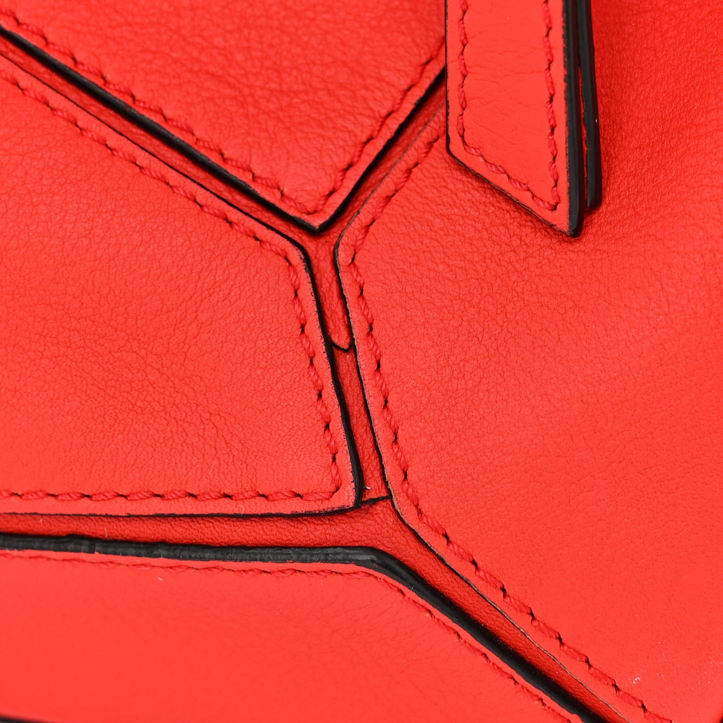 Calfskin Medium Puzzle Bag Scarlet