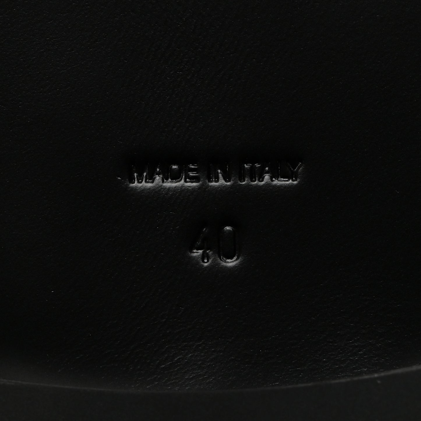 Calfskin CC Moccasin Loafers 40 Black