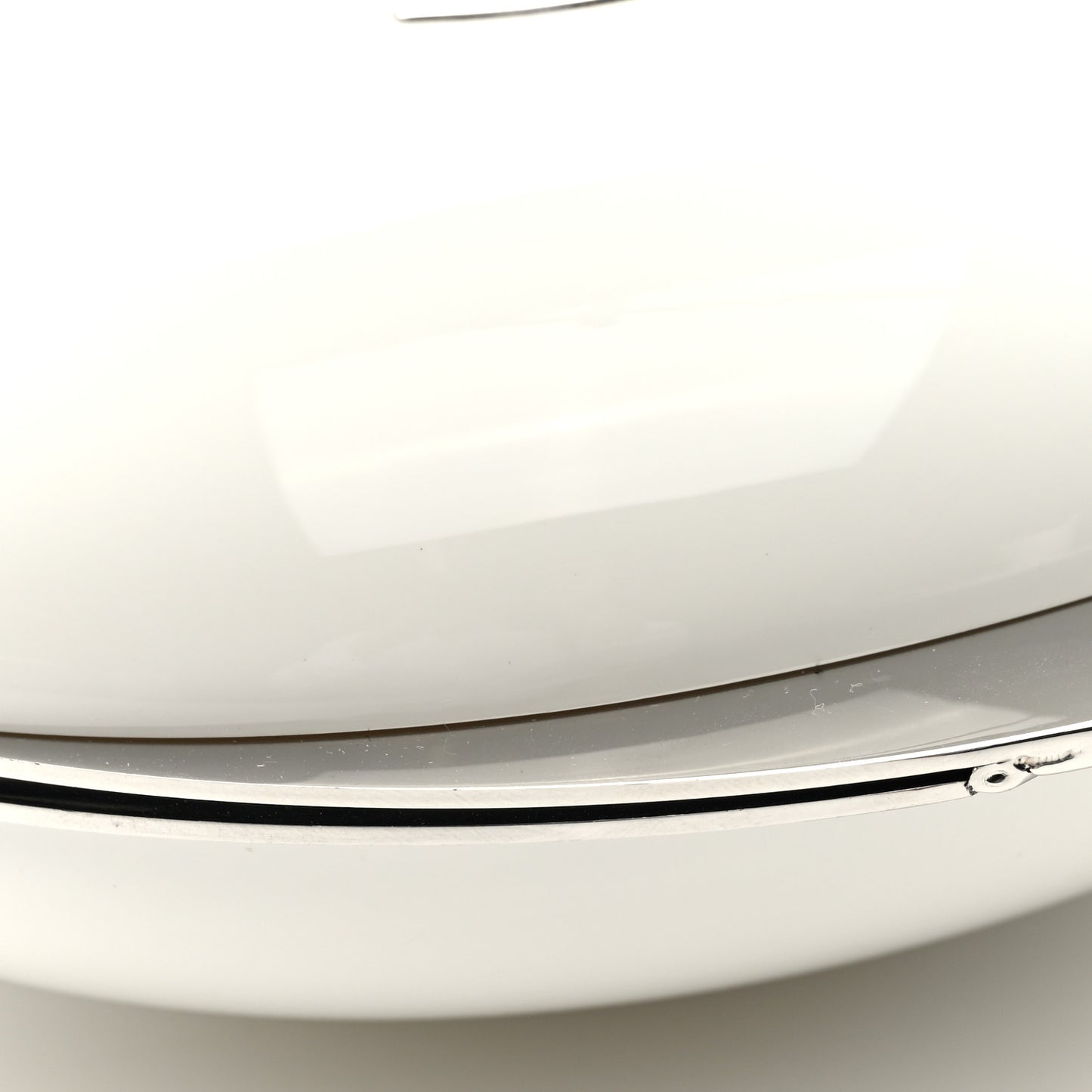 Resin CC Over The Moon Minaudiere White