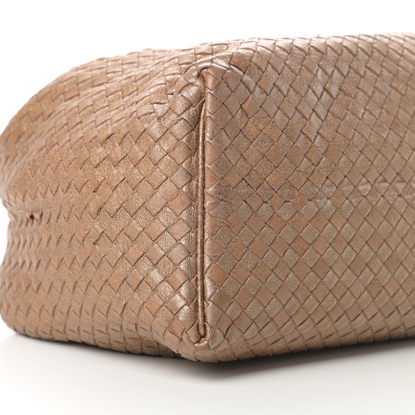 Chevre Intrecciato Sloane Hobo Ottone