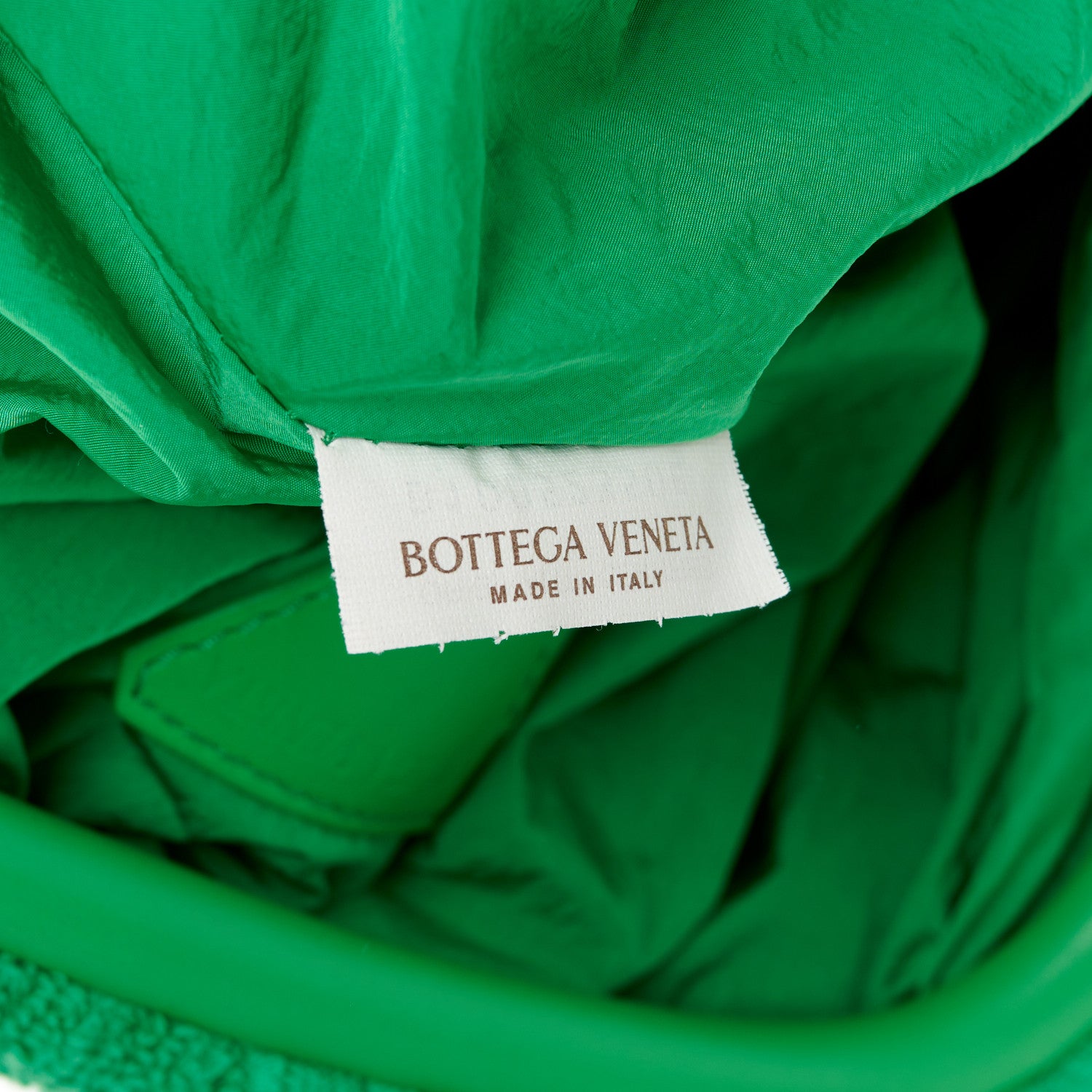 Bottega Veneta Sponge Fabric The Pouch Clutch Grass 8 of 11