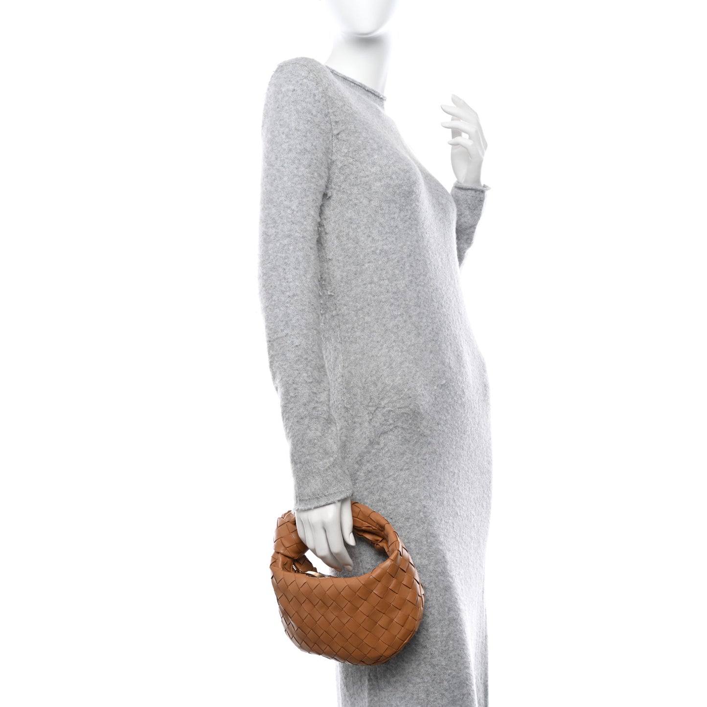 Nappa Intrecciato Mini Jodie Caramel