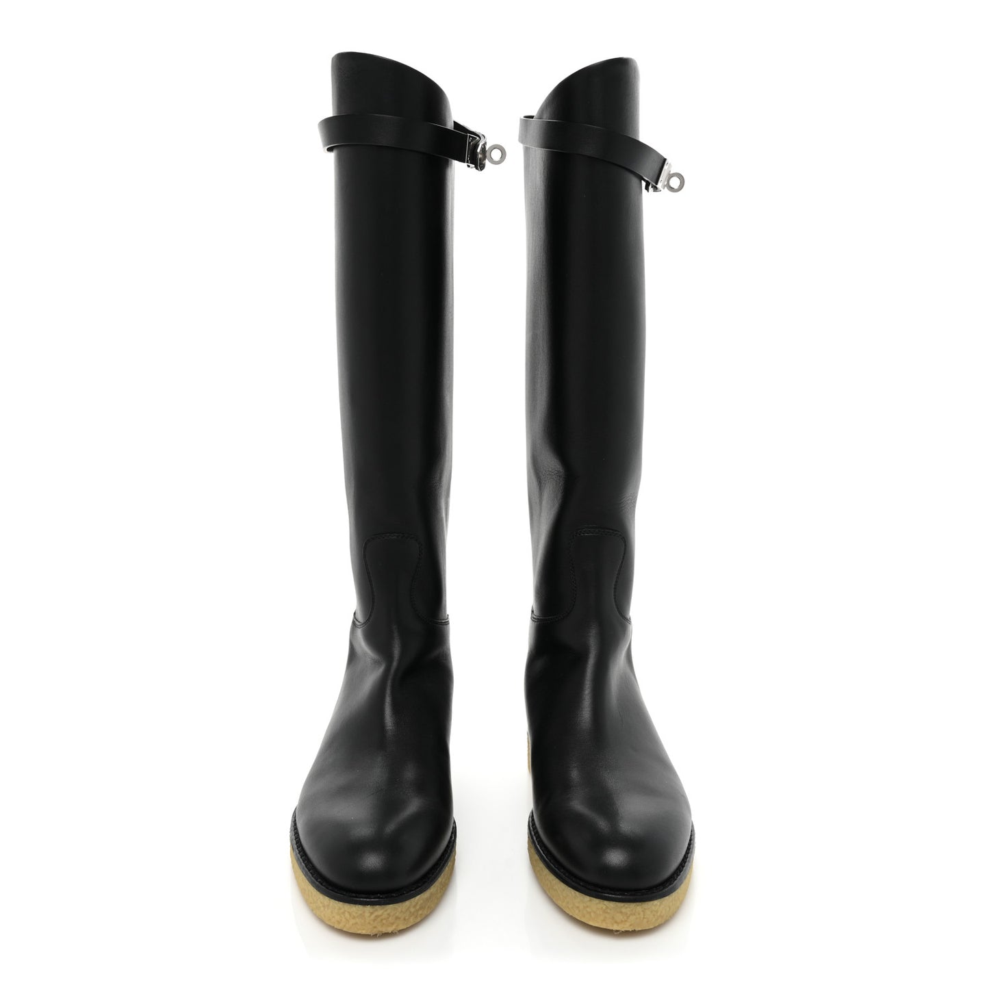 Calfskin Faustine Boots 36 Black