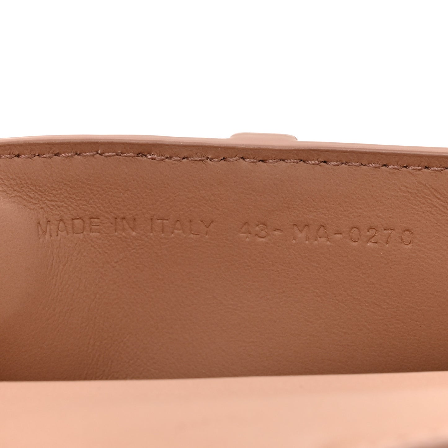 Ultra Matte Calfskin Nano Saddle Chain Pouch Rose Des Vents