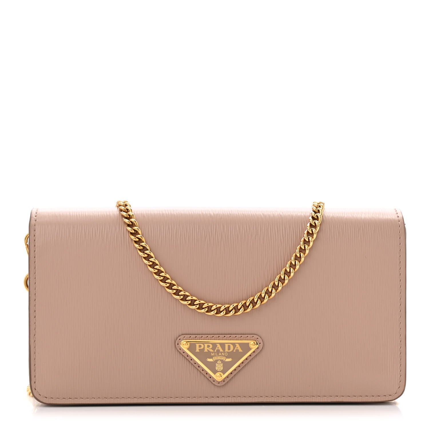 Prada Vitello Move Triangle Logo Miniborse Cipria 1735702