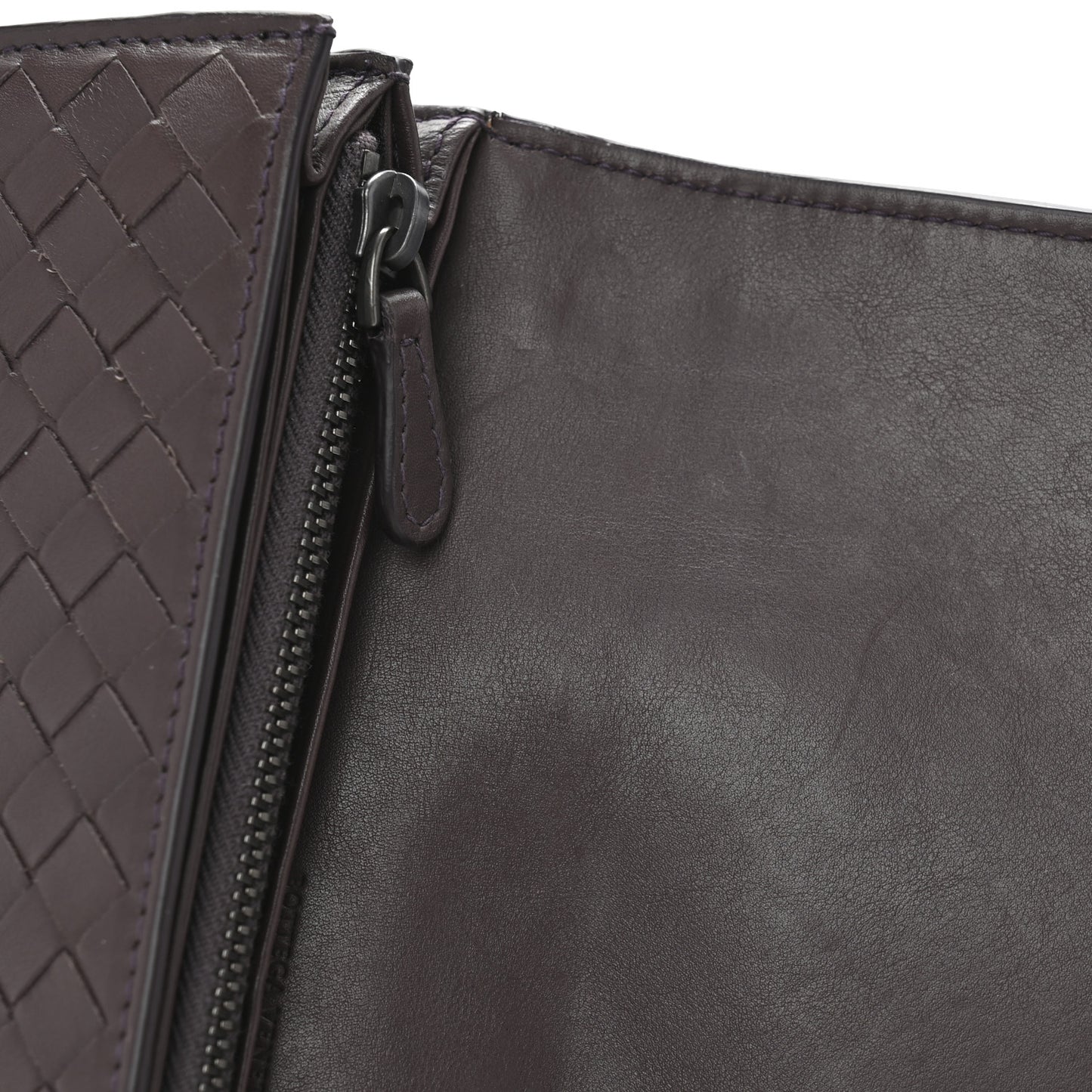 Nappa Intrecciato Continental Flap Wallet Opera