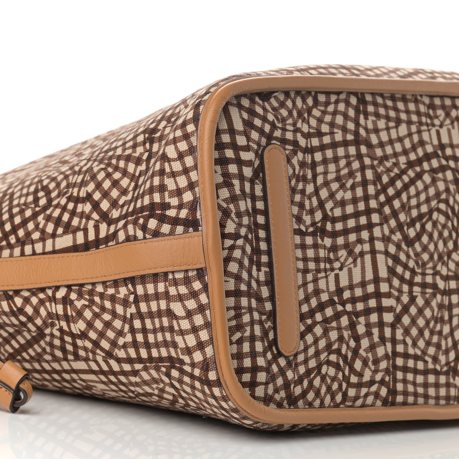 MCM Visetos Large Liz Reversible Shopper Tote Cognac 13 of 16