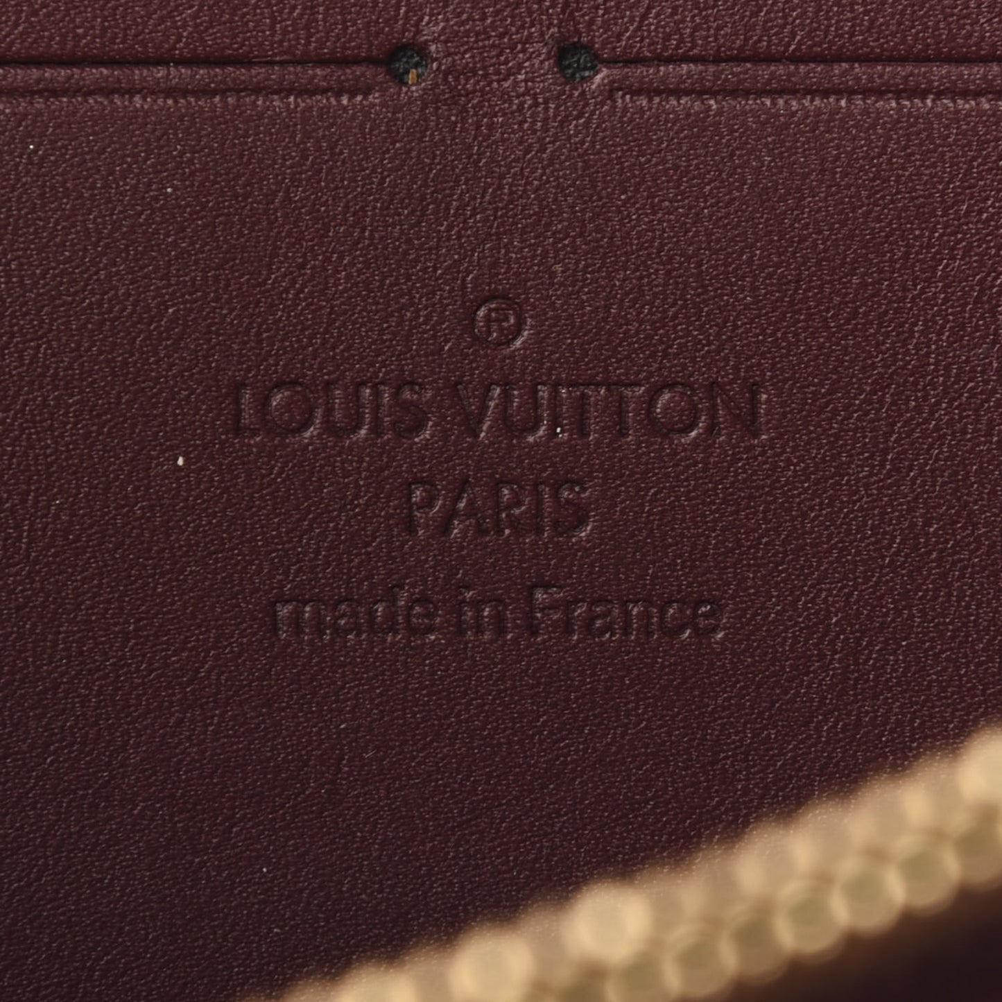 Vernis Zippy Wallet Amarante
