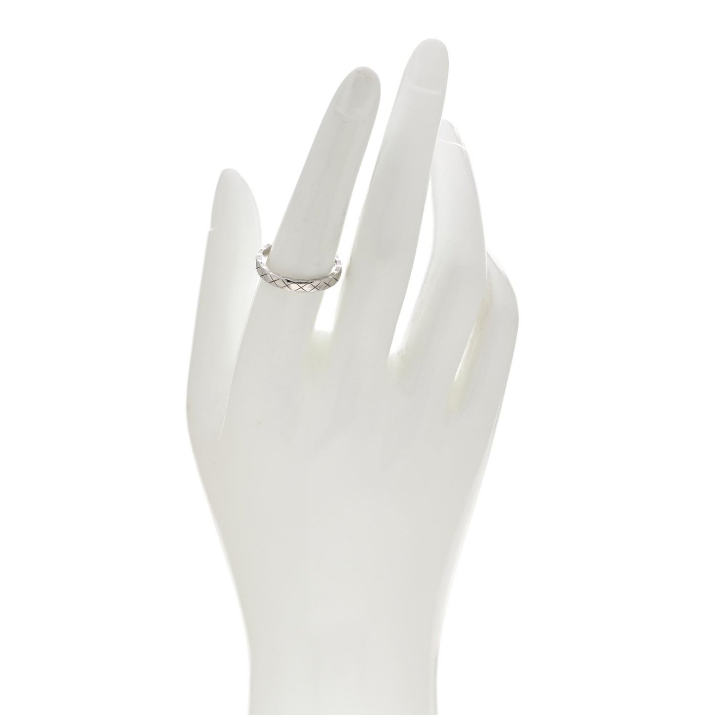 18K White Gold Mini Coco Crush Ring 56 7.5