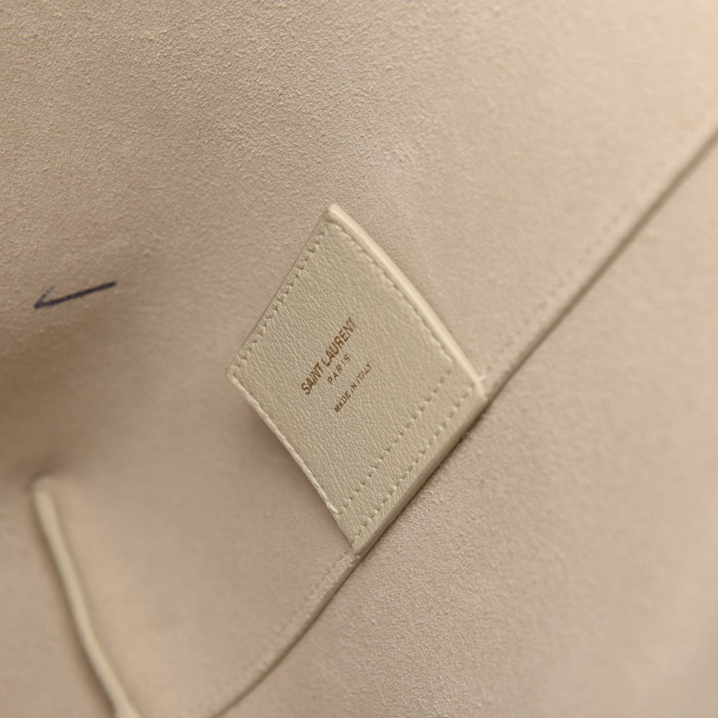 Calfskin Large Shopping Tote Porcellana