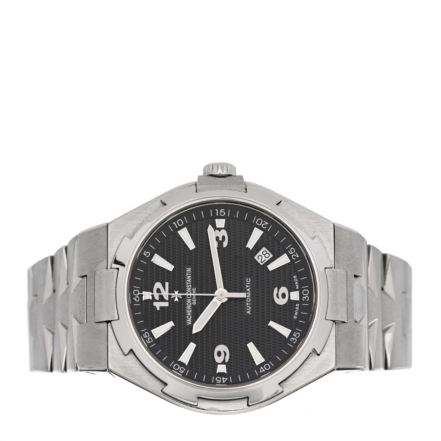 Stainless Steel 42mm Overseas Automatic Watch Black 47040/B01A-9094