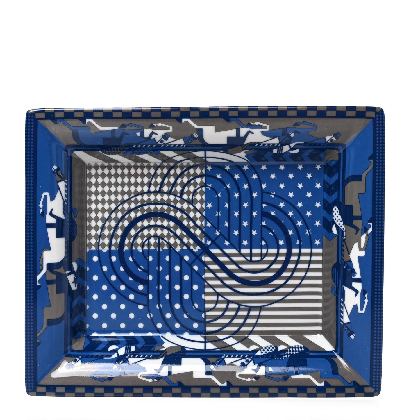 Porcelain Steeple Chase Change Tray