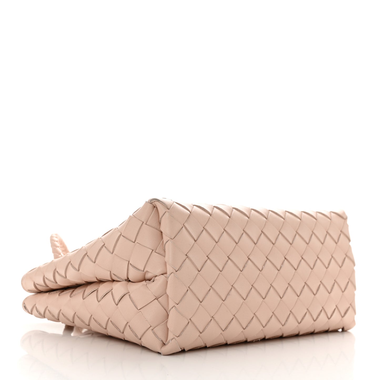 Nappa Intrecciato Small Andiamo Shoulder Bag Nude