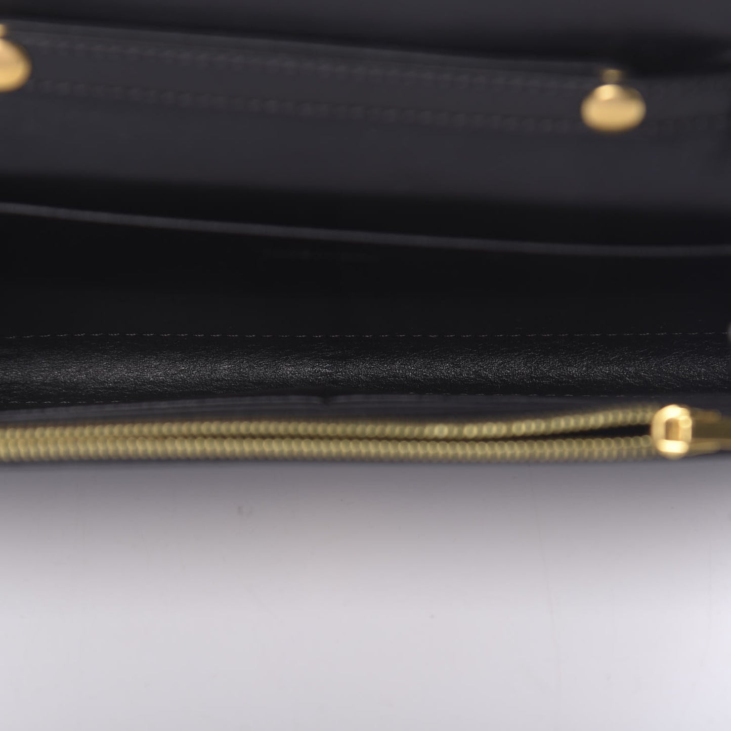 Calfskin C Wallet On Chain Bag Black
