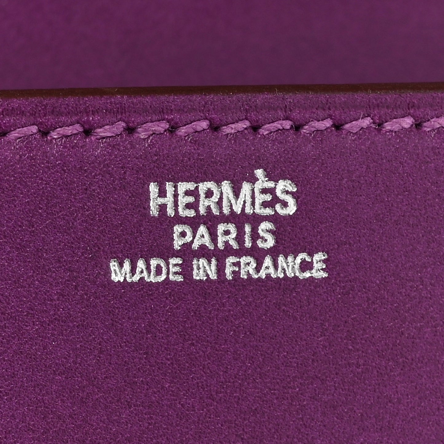 Tadelakt Medor 23 Clutch Violet