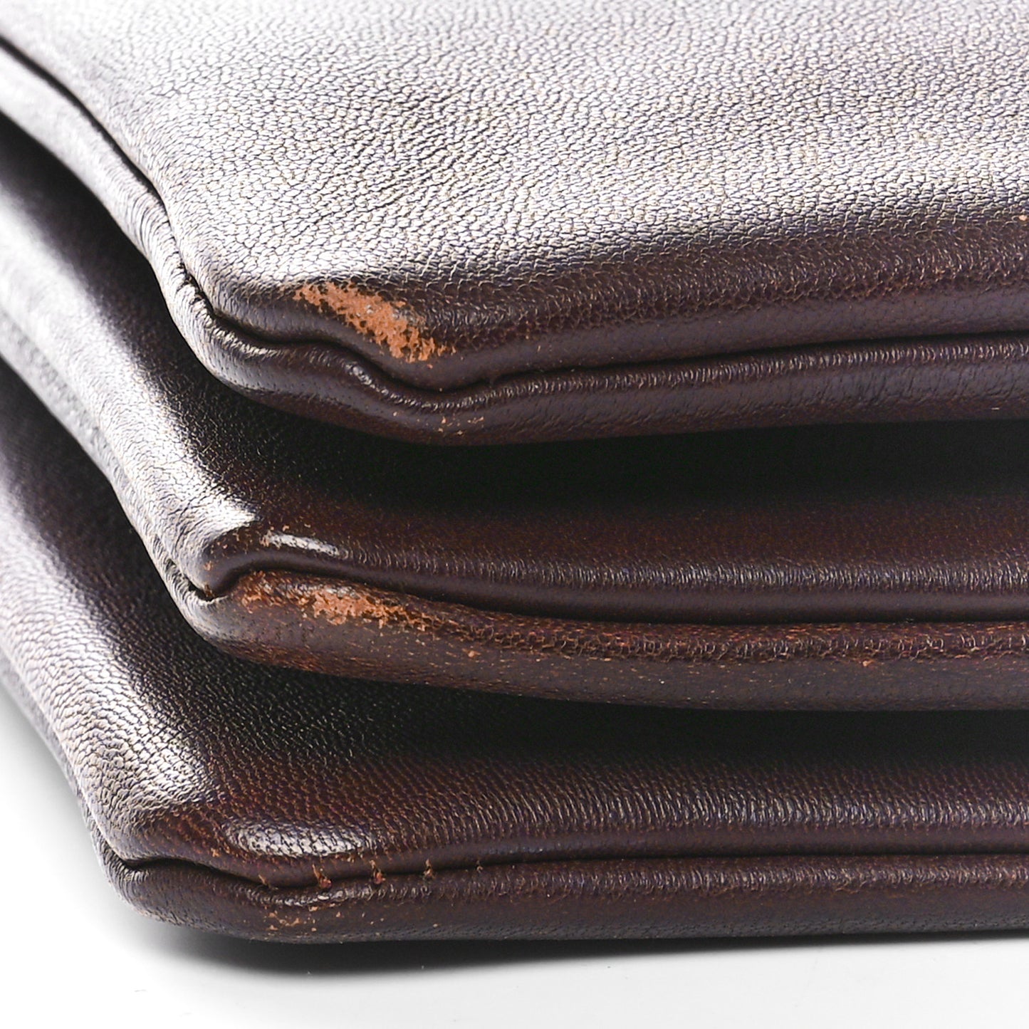 Lambskin Large Trio Crossbody Bag Burgundy