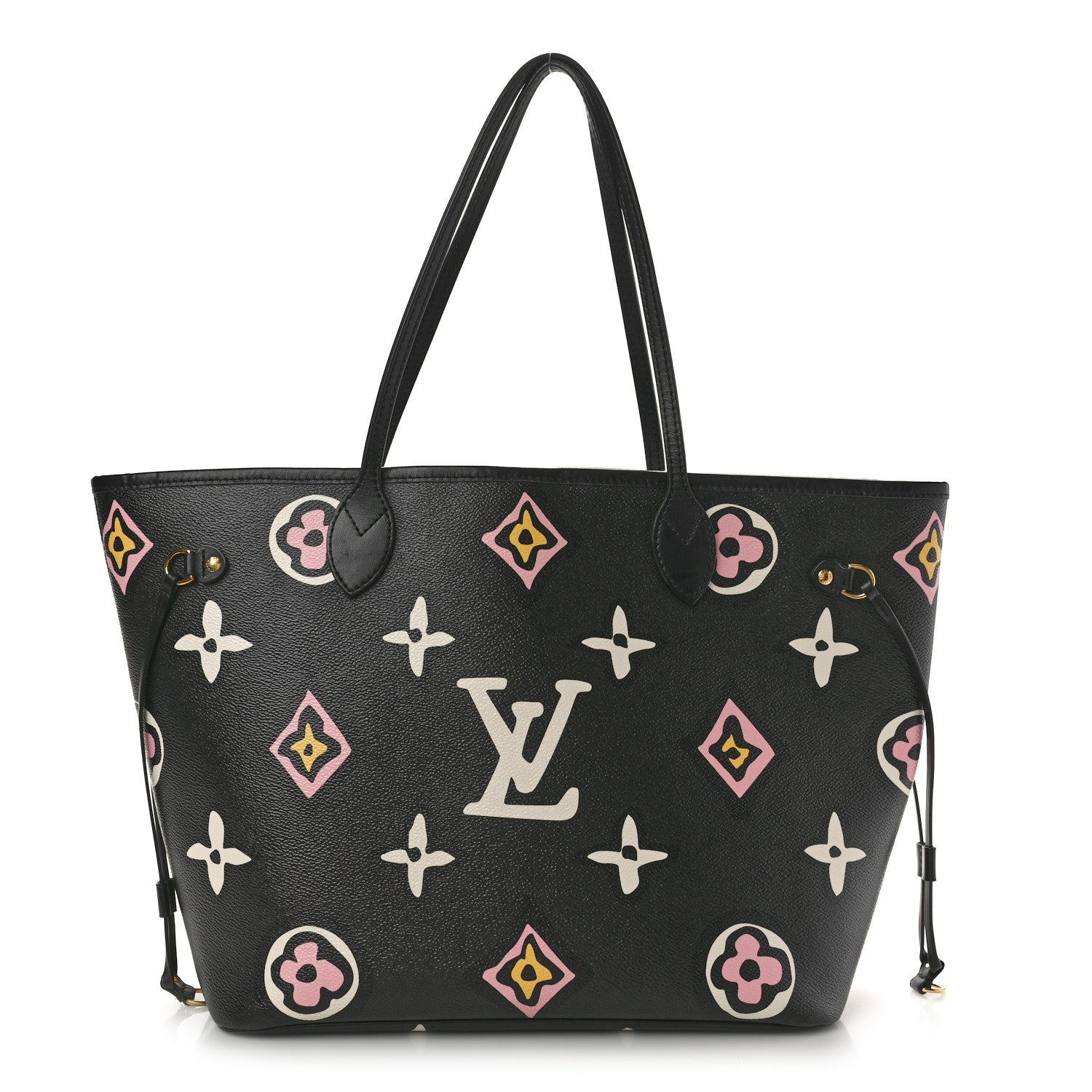 Louis Vuitton Monogram Giant Wild at Heart Neverfull MM Black 1 of 10