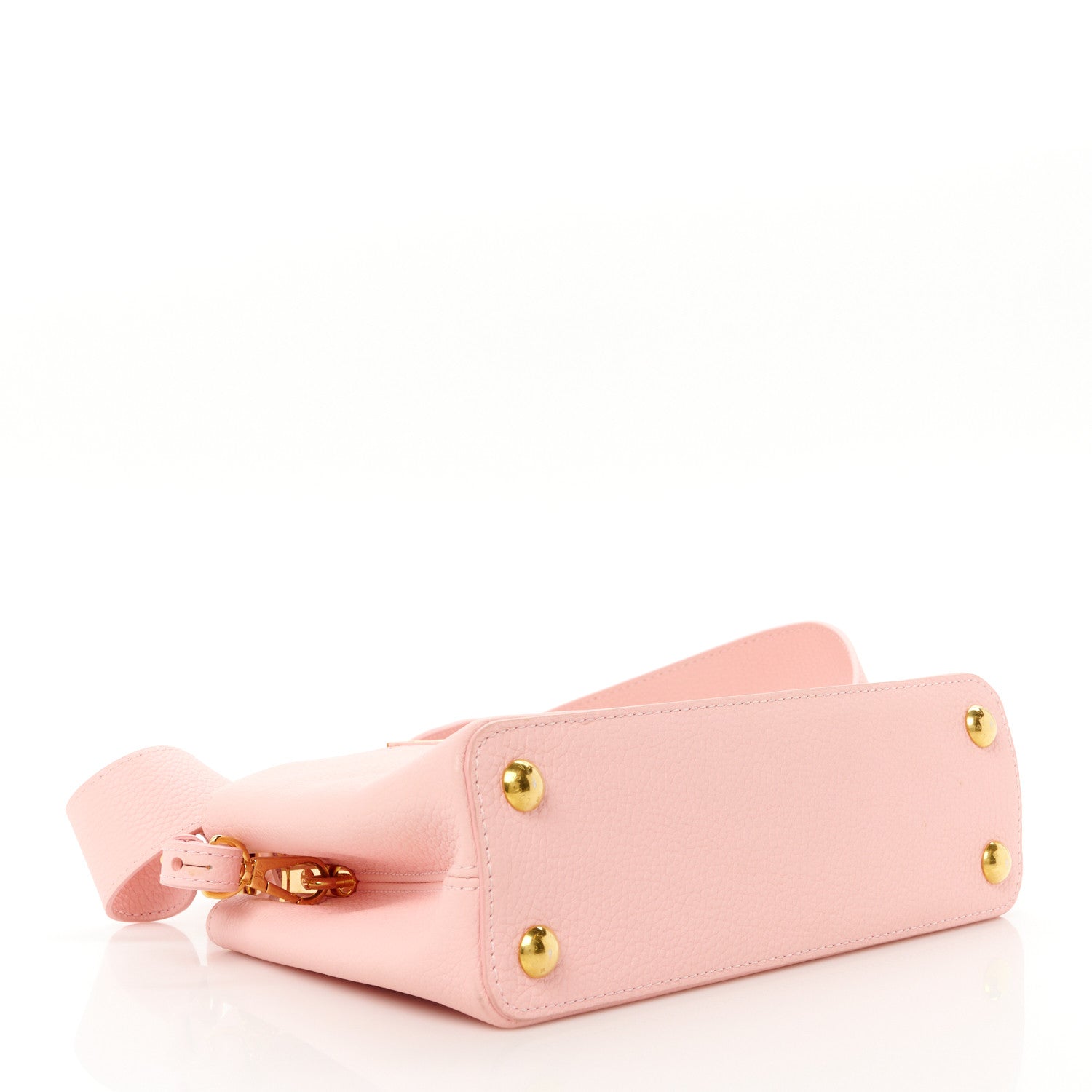 Louis Vuitton Taurillon Scrunchie Capucines BB Bubble Gum Pink 4 of 9