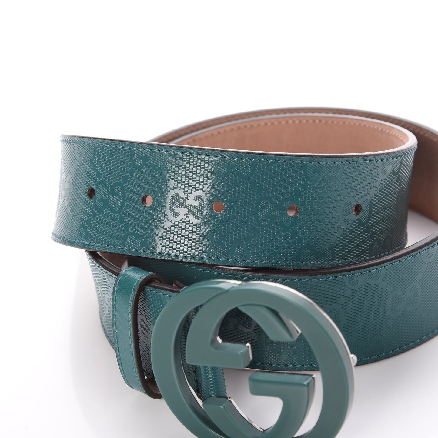 Imprime Monogram Interlocking G Belt 85 34 Verdant