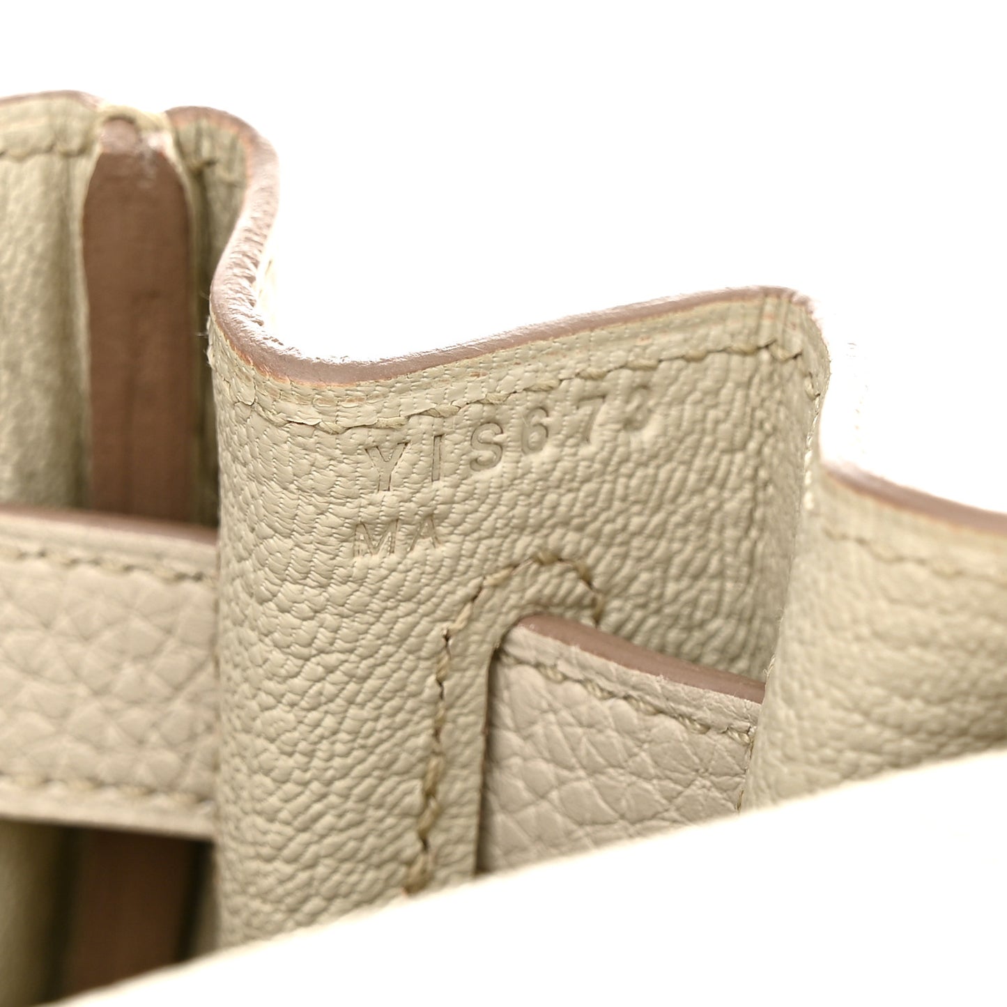 Togo Matte Alligator Kelly Retourne Touch 28 Beton