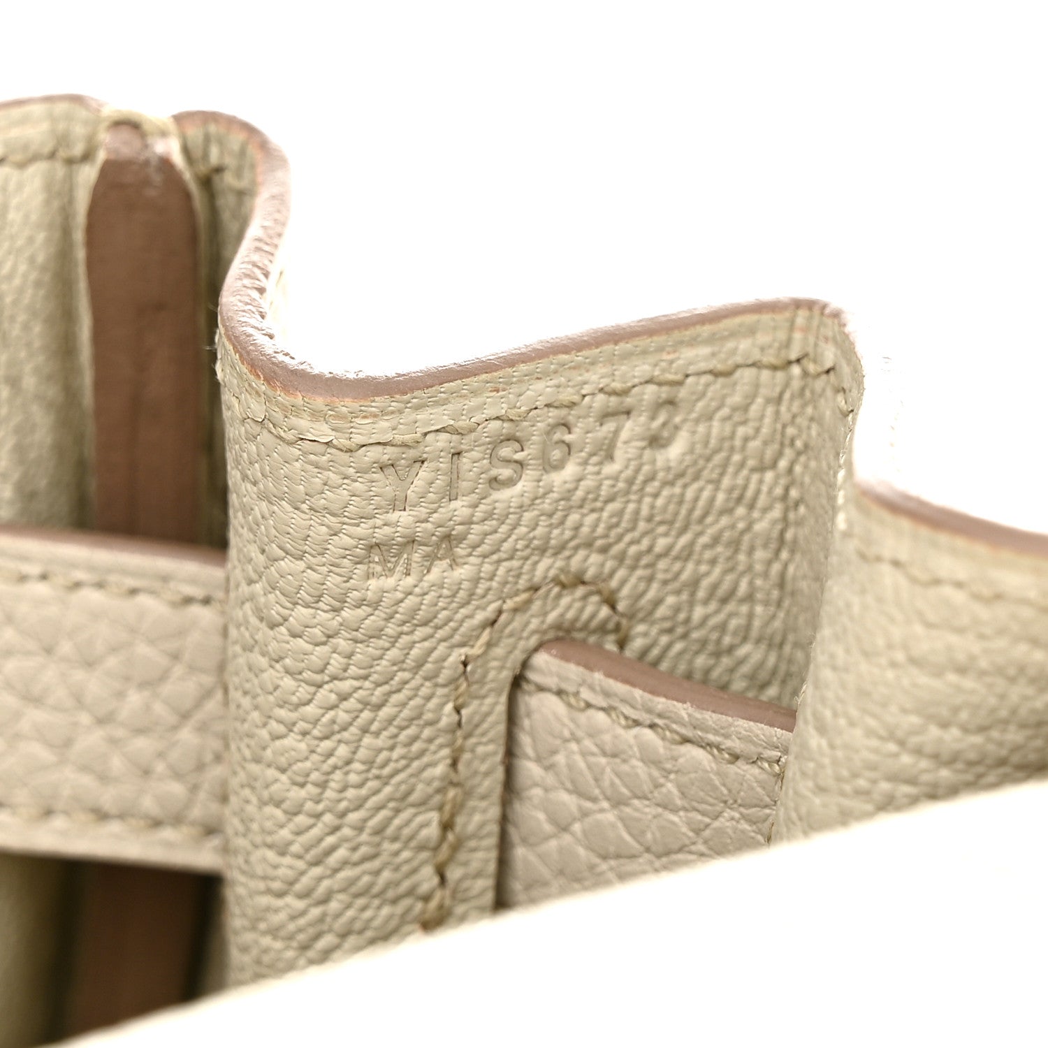 Hermes Togo Matte Alligator Kelly Retourne Touch 28 Beton 7 of 15