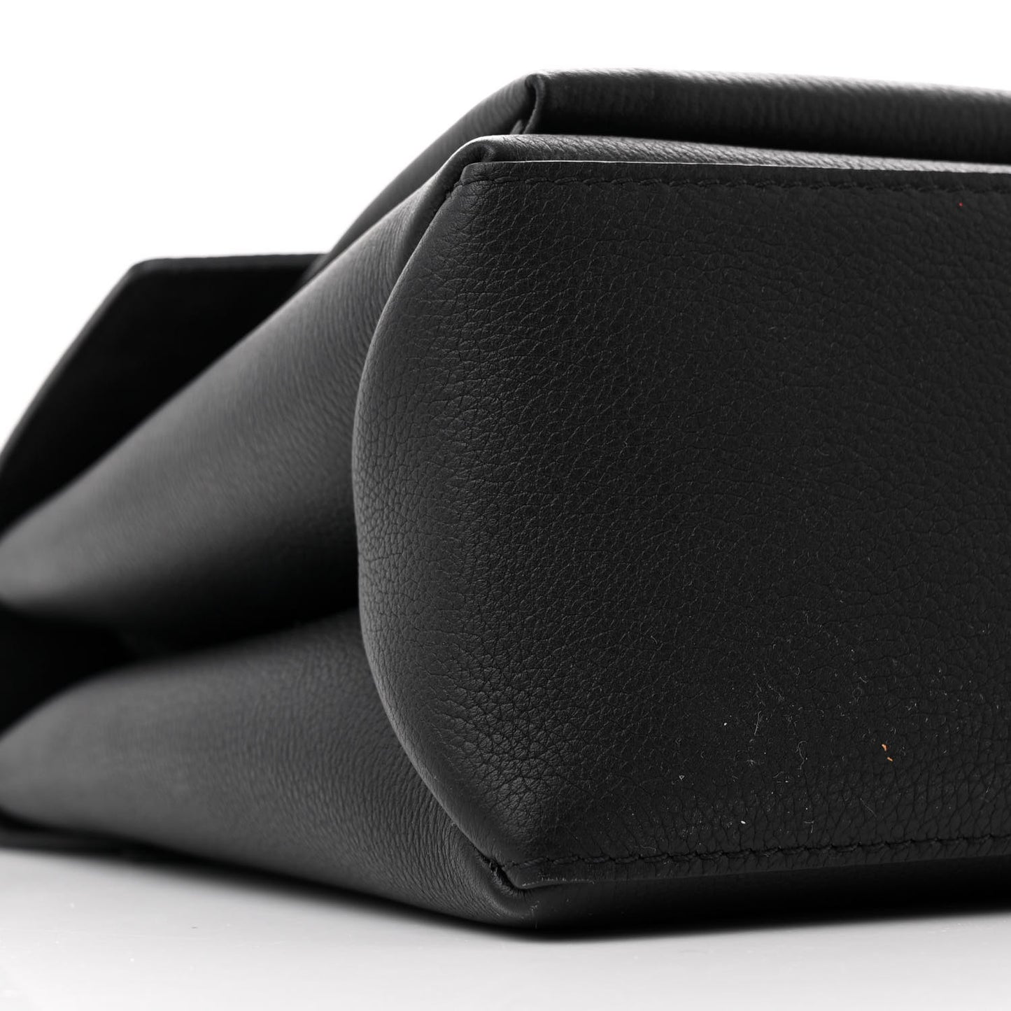 Soft Calfskin My Lockme Top Handle Black