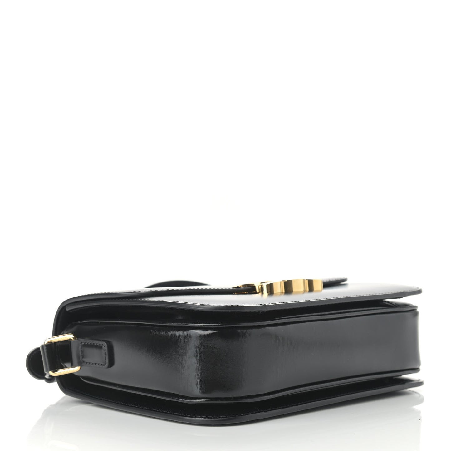 Shiny Calfskin Medium Triomphe Black