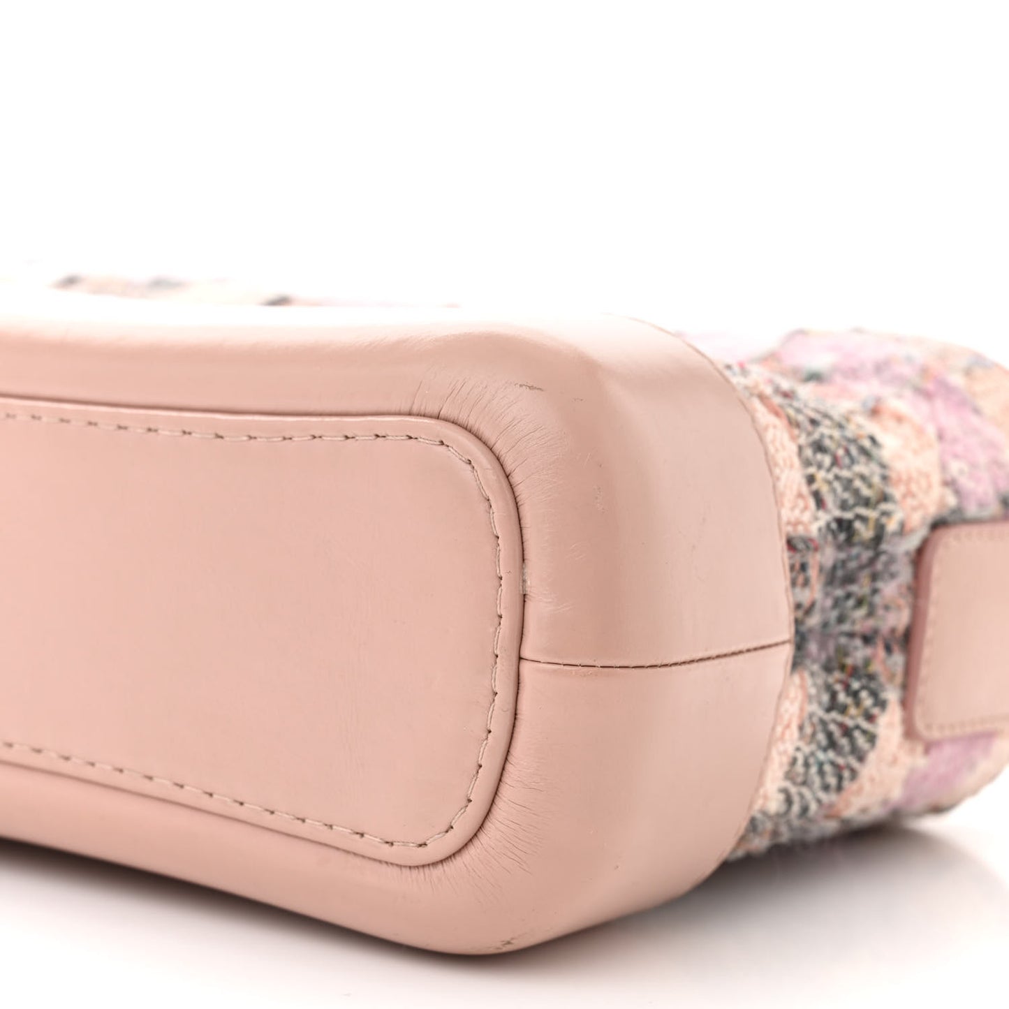 Tweed Calfskin Small Gabrielle Hobo Light Pink