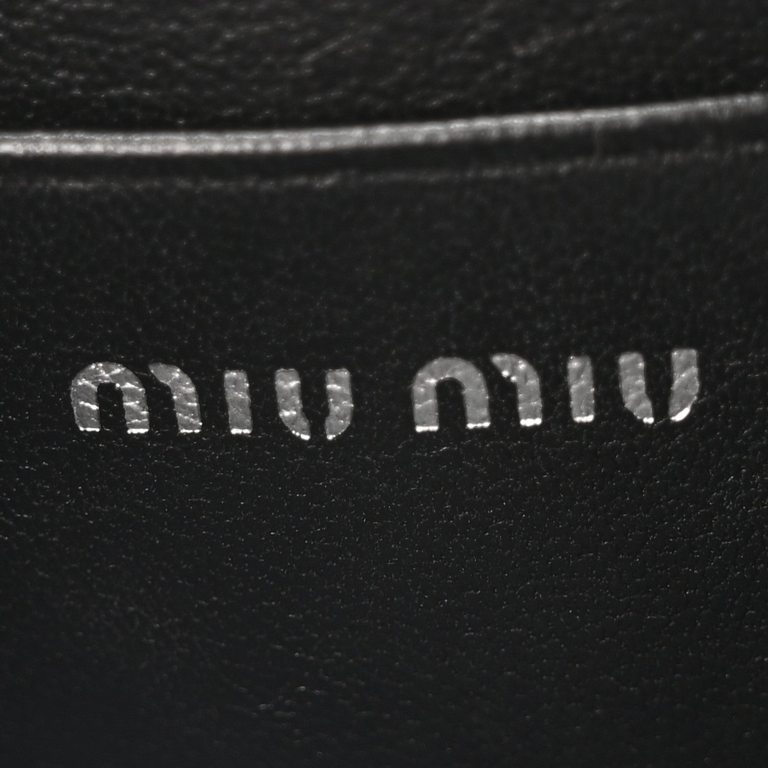 Miu Miu Nappa Matelasse Crystal Mini Crossbody Black 6 of 10