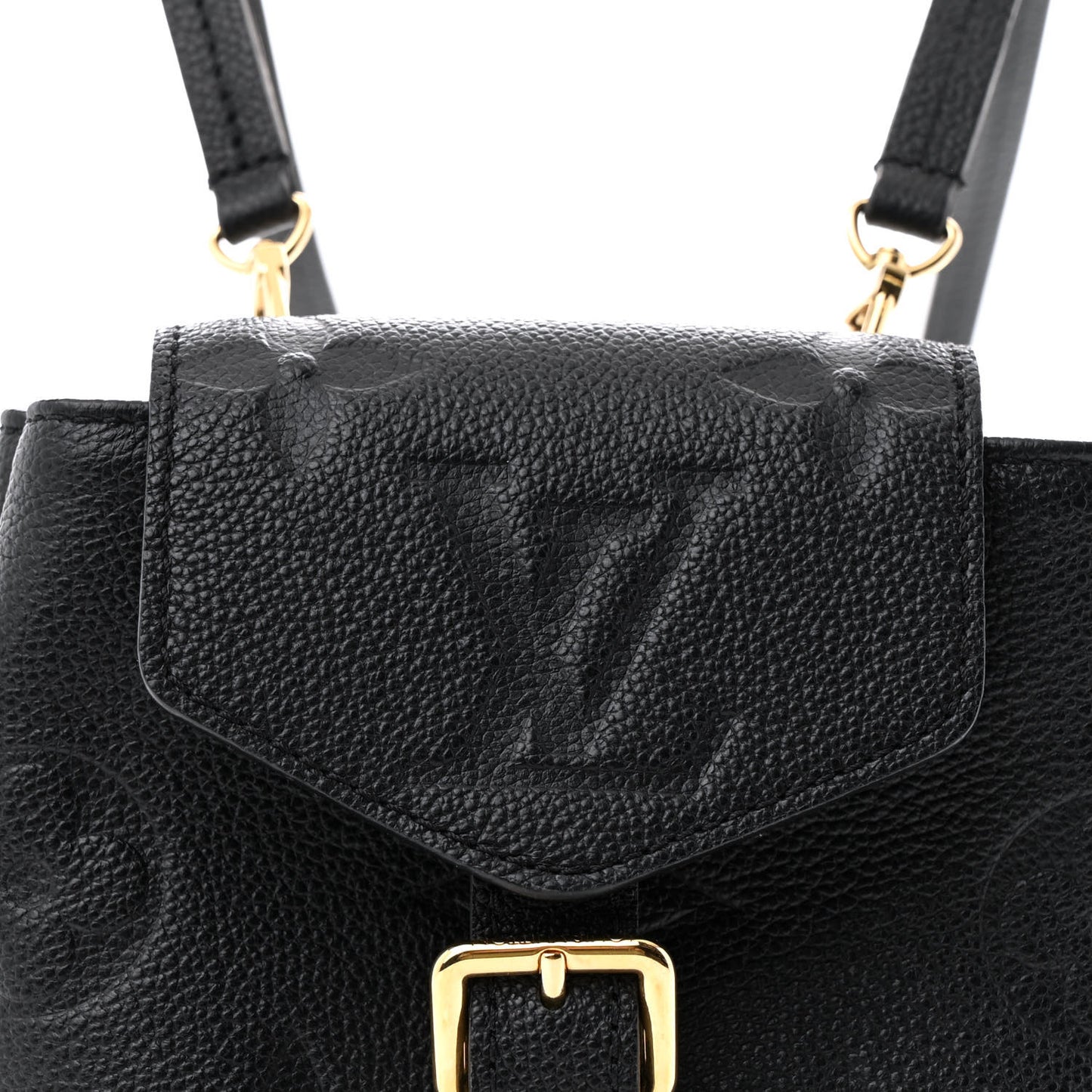 Empreinte Monogram Giant Tiny Backpack Black