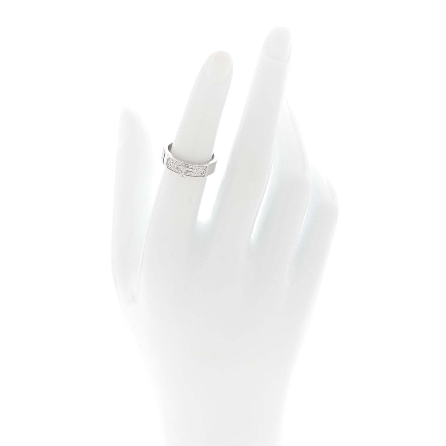 18K White Gold Diamond Kelly Ring 50 5.5