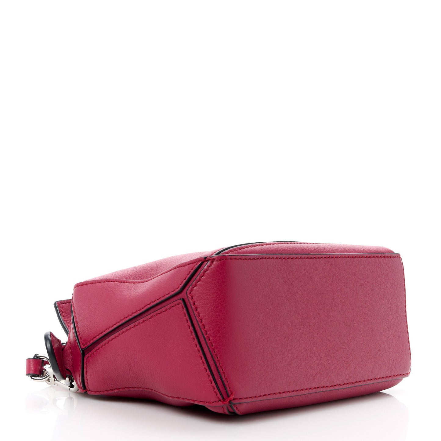 Calfskin Mini Puzzle Bag Raspberry