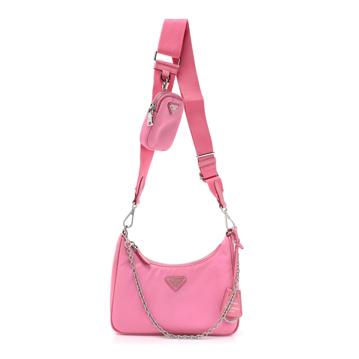 Nylon Re-Edition 2005 Shoulder Bag Begonia
