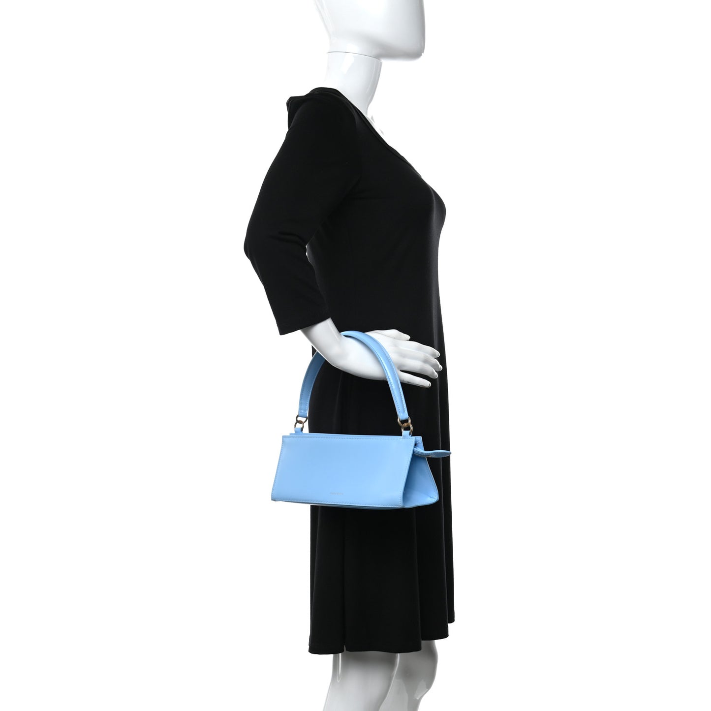 Calfskin Pencil Shoulder Bag Sky