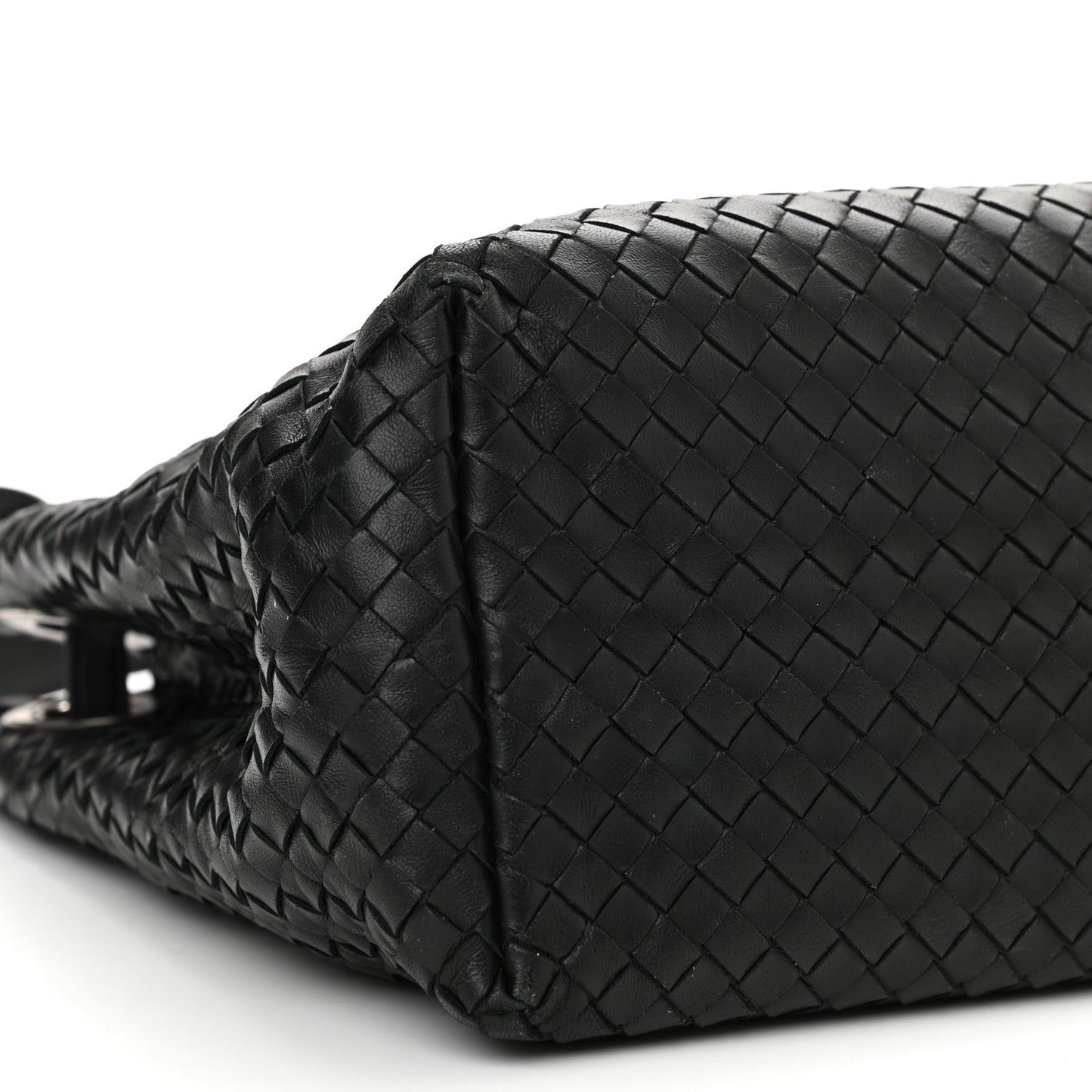 Nappa Intrecciato Medium Garda Bag Black