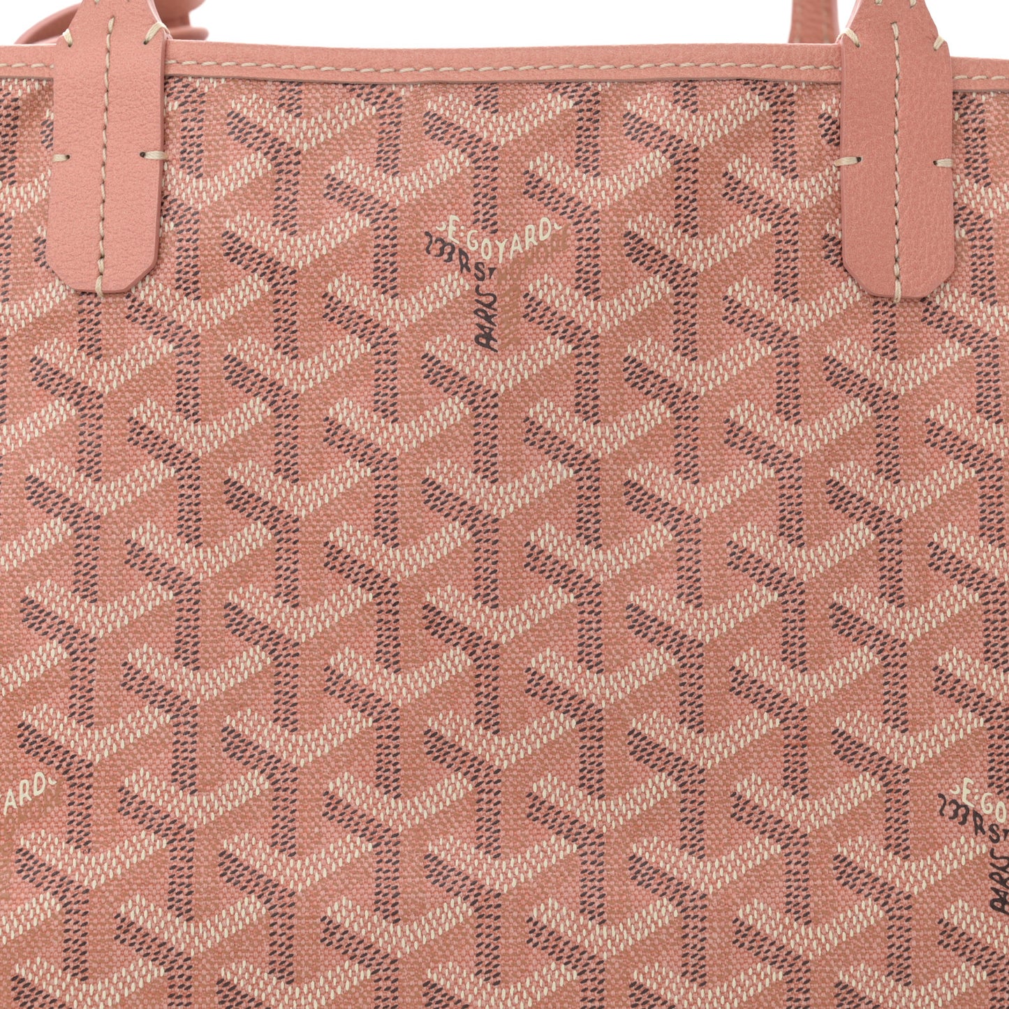 Iridescent Goyardine Saint Louis PM Pearly Coral