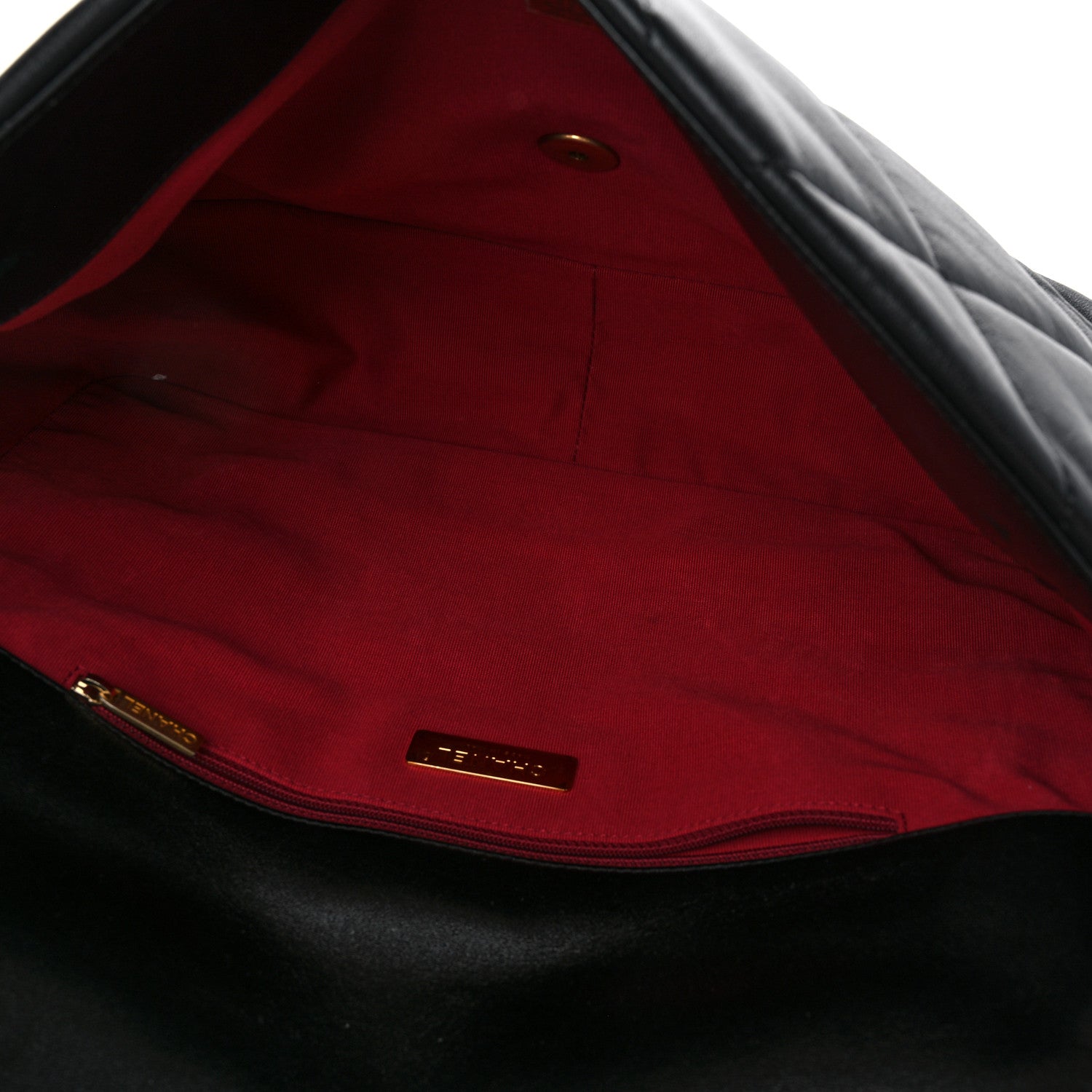 Chanel Lambskin Quilted Maxi Chanel 19 Flap Black 5 of 11
