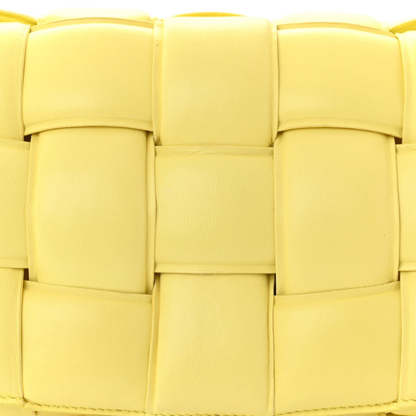Nappa Maxi Intreccio Padded Cassette Crossbody Bag Sherbert