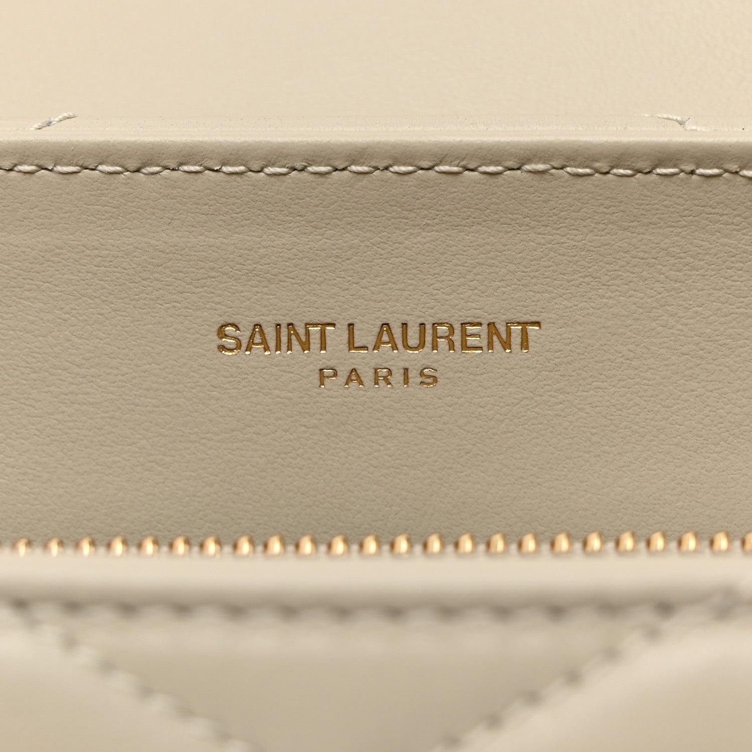 Saint Laurent Calfskin Y Quilted Monogram Small Loulou Chain Satchel Crema Soft 6 of 10