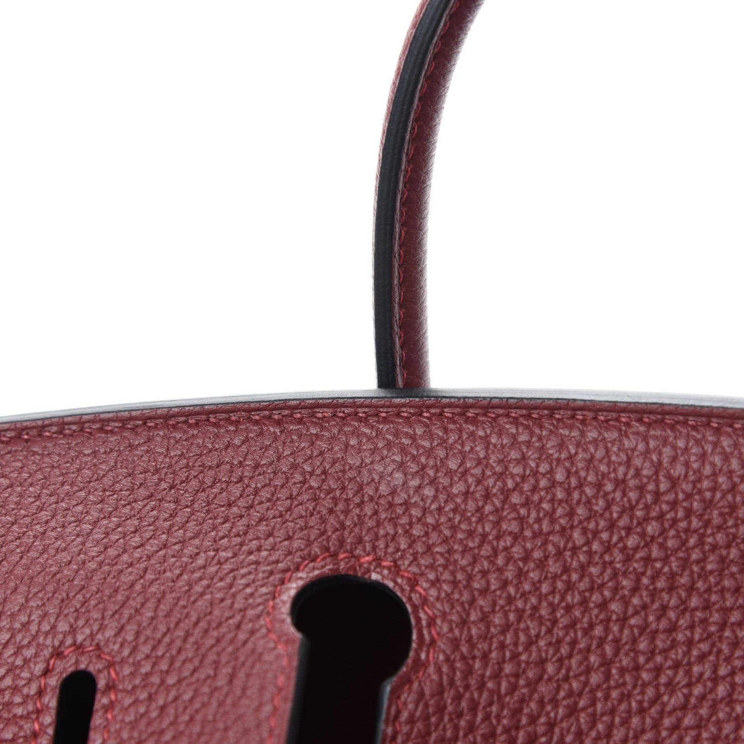 Hermes Togo Birkin 25 Rouge H 8 of 14