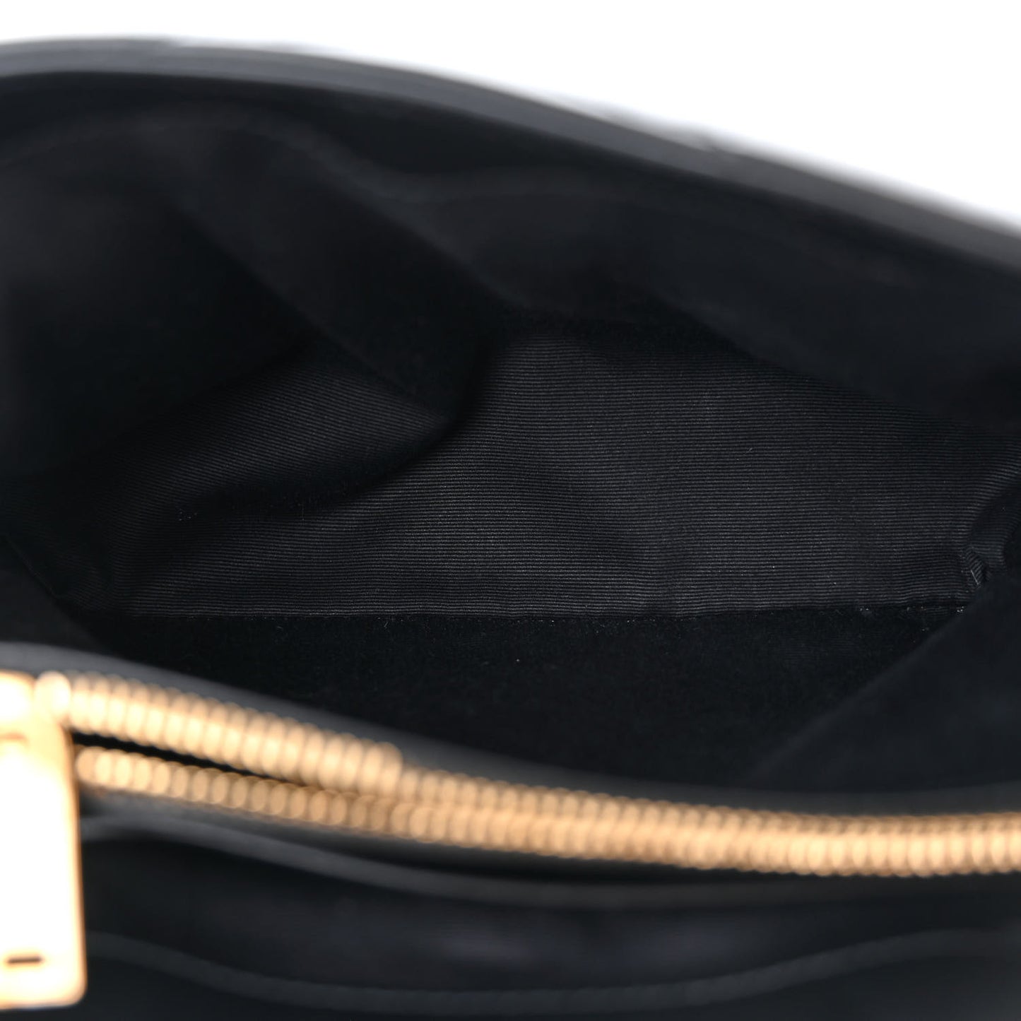 Calfskin Y Quilted Monogram Small Loulou Chain Satchel Black