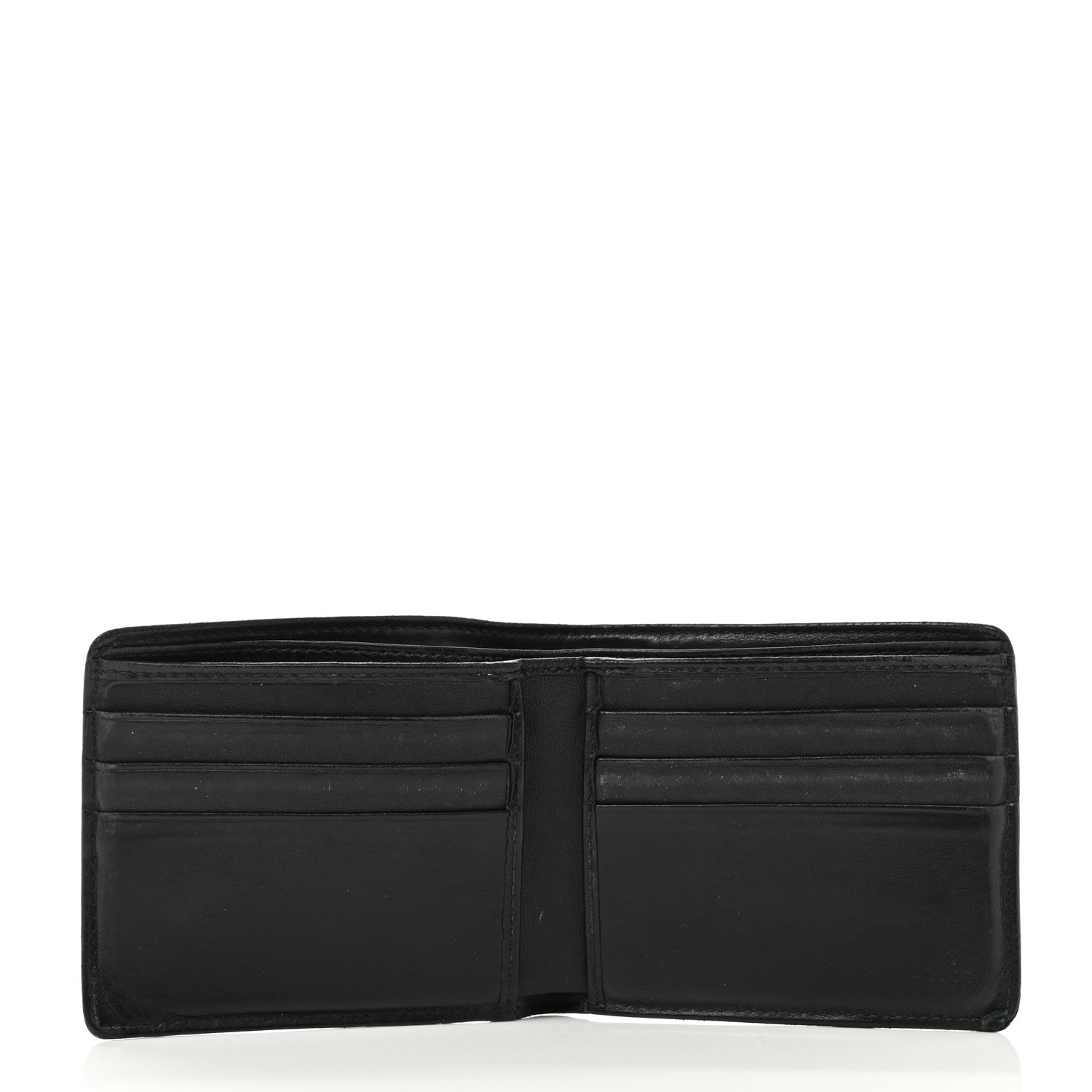 Gucci Guccissima Avel Bi-Fold Wallet Black 5 of 9